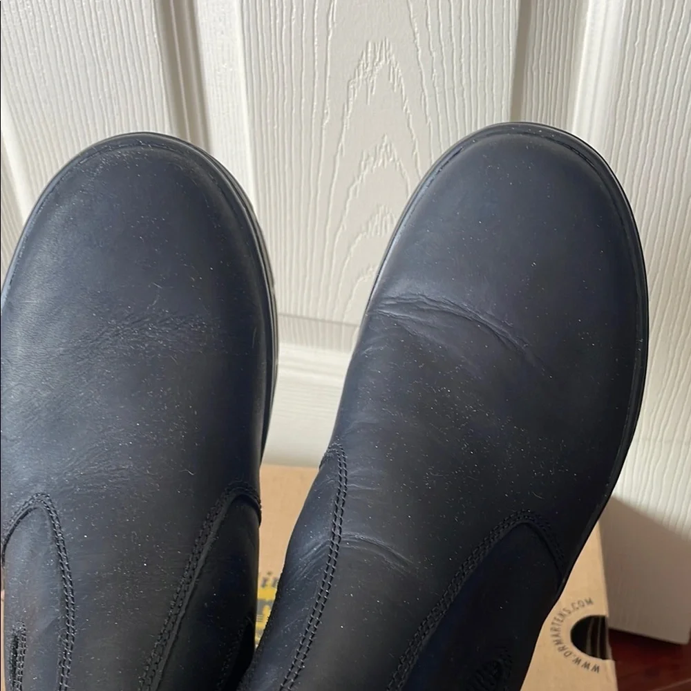 Dr. Martens Black Chelsea Boots with Yellow Stitching - Picture 5 of 7